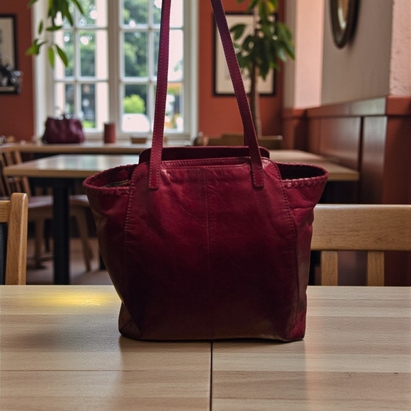 HOBO Internationsl Praise Leather Tote Bag
